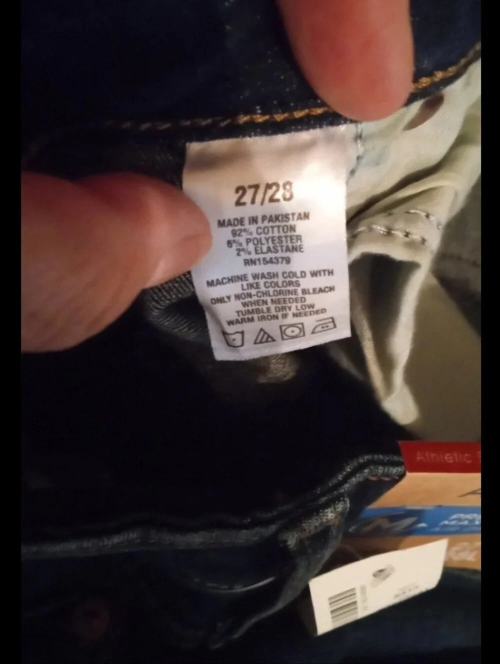 New Aeropostale Premium Max Stretch Athletic Skinny Denim Blue Jeans W27 L28